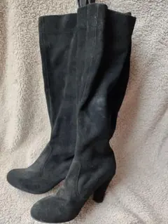 スライ　sly ロングブーツ　クシュクシュ　ブーツ　牛革　ルーズ　ソックス