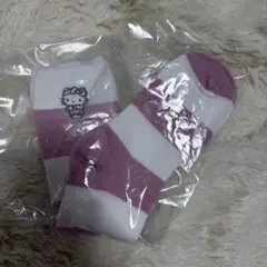 サンリオハウス　キティ　ボーダーソックス