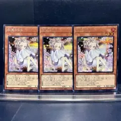 遊戯王　灰流うらら　絵違い　シク　3枚セット　QCAC