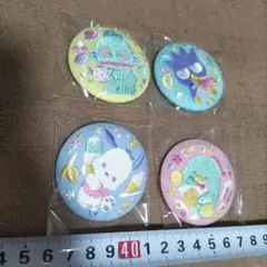 サンリオ　キャラクターズ　刺繍缶バッジ　まとめ売り　ハンギョドン　バッドばつ丸