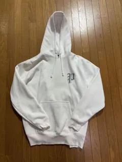 PHATRNK ラインストーン Pロゴ パーカー ファットランク 白系