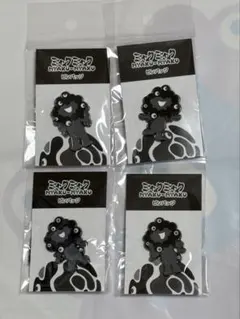 黒ミャクミャク　ピンバッジ　A B C D 4種類セット　大阪関西万博