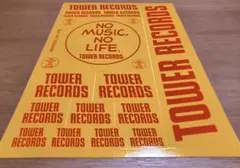 TOWER RECORDS ステッカーシート　オマケ付き
