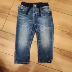 デニムブルー ストレートレッグパンツ 18-24ヶ月