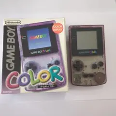 Nintendo Game Boy Color クリアパープルジャンク