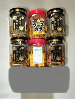 国産ほたて貝ひも角ポット よっちゃん丸 焼きたらMIX お菓子 国産海苔