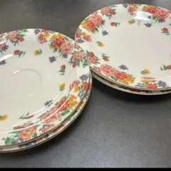 イブサンローラン　YSL 花柄　皿　4枚