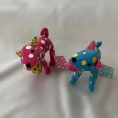草間彌生 Yayoi Kusama 犬 トコトン プラッシュ キーホルダー - メルカリ