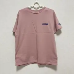 アングリッド　半袖Tシャツ　刺繍Tシャツ　ピンク