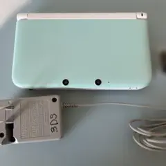 任天堂 3DS LL ミントグリーン 本体 充電器付き
