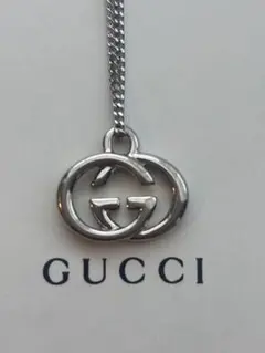 超美品】GUCCI ペンダント トップ925＋社外喜平チェーン 男女兼用