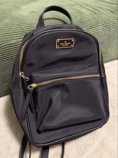 kate spade 黒 リュック ナイロン