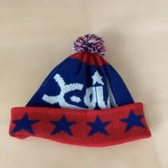 x-girl ニット帽　ぼんぼん付き