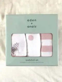 【新品未使用】aden + anais ウォッシュクロスセット　出産祝い　タオル