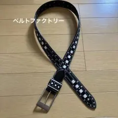 00s Swag opium design studs leather belt | Mercari