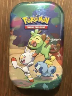 メッソン ヒバニー サルノリミニ 缶 25周年 海外限定 ポケモン