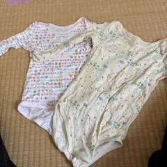 ベビー肌着 2点セット 動物柄・花柄
