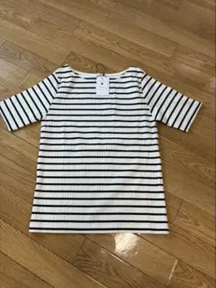 新品未使用、タグ付き、OPAQUE.CLIP ボーダーTシャツ 36/Sのサムネイル