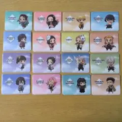 鬼滅の刃　成田アニメデッキ　紙飛行機ver　特典パスケース　全16枚　フルコンプ