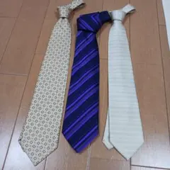 ネクタイ 3本まとめ売り ETRO入り フォーマル ビジネス用