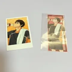 ハイキュー　極楽湯　西谷夕　ポラショット　コレクション　チェキ　特典ステッカー