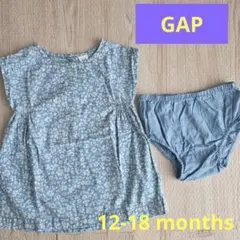 baby GAP 花柄ワンピース ブルマ セット 12-18m