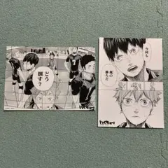 ハイキュー 2L ブロマイド ジャンプショップ限定 日向翔陽 影山飛雄 セット