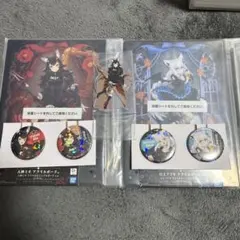 大神ミオ・白髪フブキ アクリルビジュアルボードセット　缶バッジ　アクリルスタンド