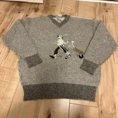 neons Vネックセーター グレー