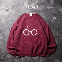 GILDAN トレーナー スウェット　ハリーポッター　メガネ