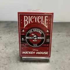 新品☆bicycle トランプ　 Mickey Mouse ミッキーマウス　赤