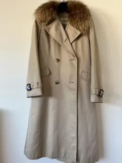 ROPE ファー付きトレンチコート ライナー付