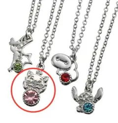 ディズニーストア　シークレットネックレス　マリー　ピンク　ネックレス　ディズニー