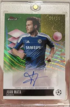 99シリ Juan Mata 2025/26 Topps Finest