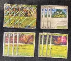 人気沸騰！？　スピアーex 進化ライン　活力の森　各4枚セット　ニンジャスピナー