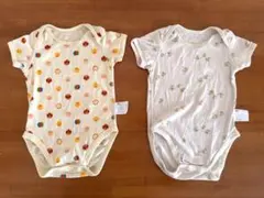 【計2点】ユニクロ 肌着 ボディスーツ 90cm セット