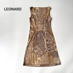 2026年最新】LEONARD レディース ノースリーブひざ丈ワンピースの人気