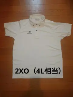 phiten ファイテン　ポロシャツ ホワイト 2XOサイズ（4L相当）のサムネイル