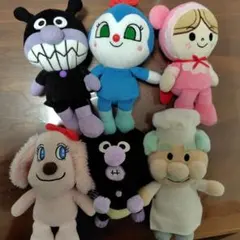 【お値下げしました】アンパンマンぬいぐるみ6体セット