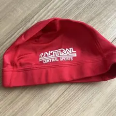 CENTRAL SPORTS 水泳帽 Mサイズ 赤