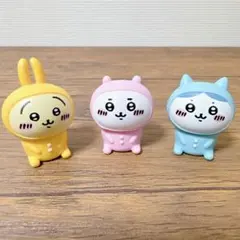 ちいかわ　うさぎ　ハチワレ　インテリアミニフィギュア パジャマパーティー　セット