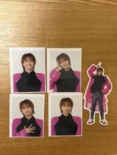 Aぇ! group 証明写真風フォトカード　フレークステッカ　小島健