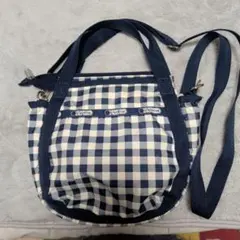 LeSportsac スモールジェニー　チェック柄