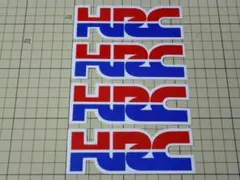 HRC ステッカー 4枚 111×40mm ホンダ レーシング