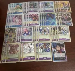 紫ドフラミンゴ デッキ リーダーパラレル 大会優勝構築 デッキパーツ 64枚 紫ドフラミンゴ デッキ リーダーパラレル 大会優勝構築 デッキパーツ