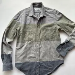 シディアン　エサーツアンドヴェインズ　長袖　ボーダー　タックアウトシャツ