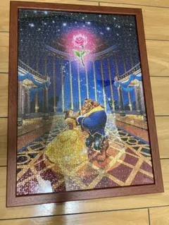 美女と野獣 ディズニー　ジグソーパズル 木製フレーム付き