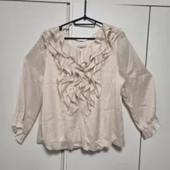 Rose Tiara レース ドット シフォン ティアードブラウス 46 4L - メルカリ