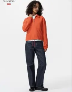 UNIQLO JW ANDERSON ストレートジーンズ(W26)濃紺　試着のみ