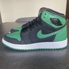 極美品 NIKE エアジョーダン1 パイングリーン GS 23.5cm